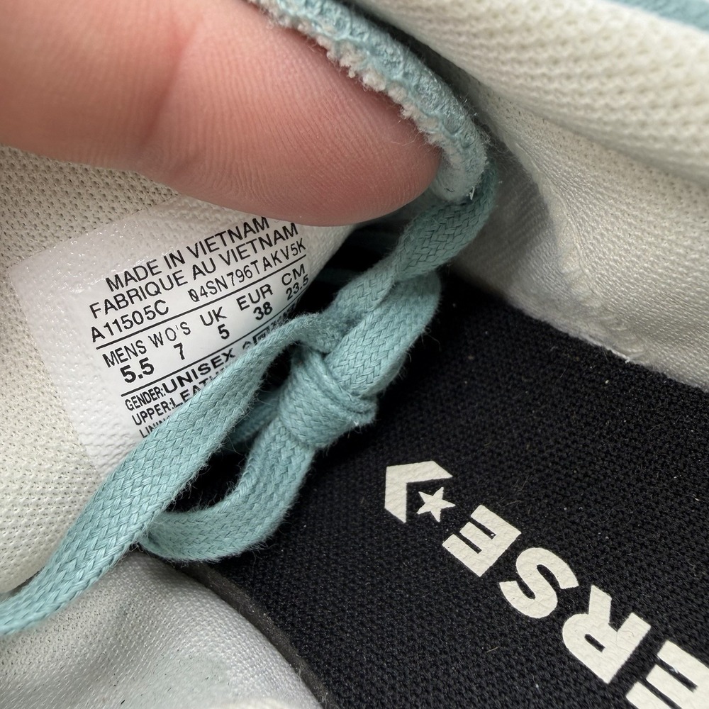 Converse Run Star Trainer OX Shoes Womens Sz 7 Vernal Pool Low Snekers A11505C - Picture 10 of 10